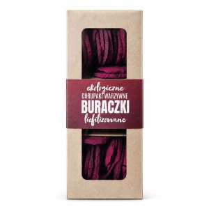 Ekologiczne chrupaki warzywne Buraczki liofilizowane 40 g 
