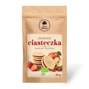 Ekologiczne owocowe ciasteczka liofilizowane 50 g 
