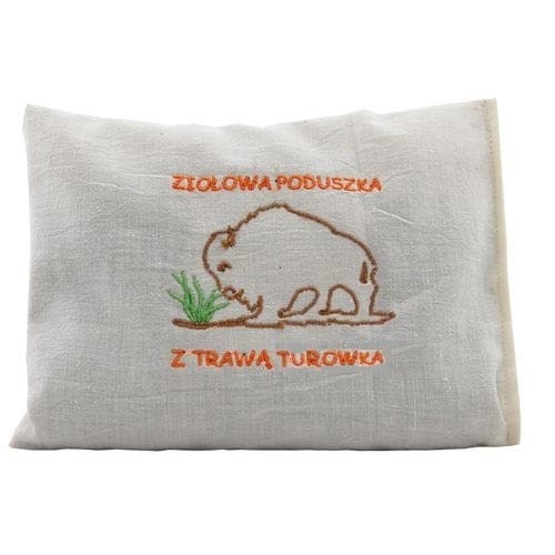 Ziołowa poduszka z trawą turówką